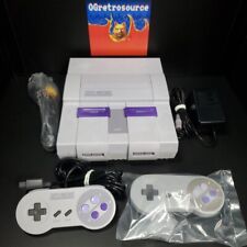 Original Super Nintendo SNES Console SNS-001 System W/2 CTR - CPTL Restored!!