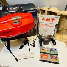 [RANK:A] Nintendo Virtual Boy Console 4 Games Working Excellent w/box manual