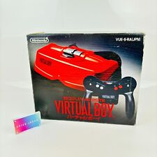 Sistema de juegos Nintendo Virtual Boy VUE-S-RA negro rojo JAPÓN NTSC-J usado con caja